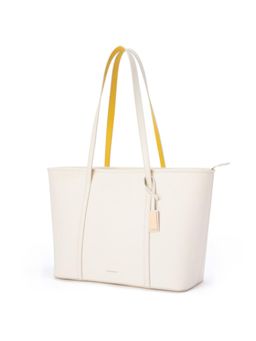 MOKOBARA - The Astrid Casual Use Coconut White Tote Bag