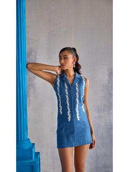 Clothes on my mind - Melody Shirt Dress - Blue