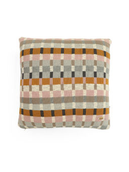 PLUCHI - Awning Stripe- Multi Color Cotton Knitted Decorative Cushion Cover