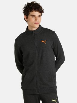Puma - Graphic Full-Zip Mens Grey Jacket