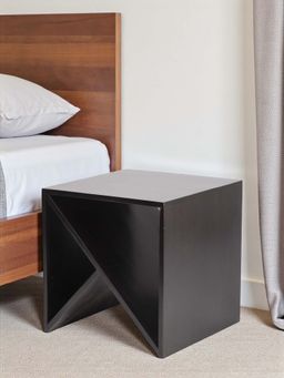 Ikiriya - Noah Sheesham Wood Corner Table in Mahogany Finish (1 Year Warranty)