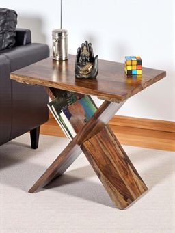 Ikiriya - Darcy Sheesham Wood Tea Table / Coffee Table in Teak Finish (1 Year Warranty)