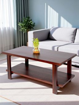 Ikiriya - Aroda Sheesham Wood Coffee Table in Dark Walnut Finish (1 Year Warranty)