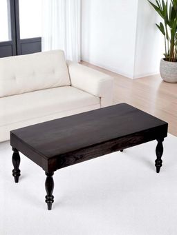 Ikiriya - Hudson Sheesham Wood Coffee Table in Mahogany Finish (1 Year Warranty)