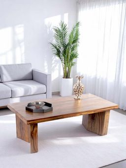 Ikiriya - Kassel Sheesham Wood Coffee Table in Teak Finish (1 Year Warranty)