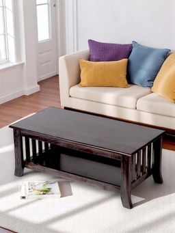 Ikiriya - Blairs Sheesham Wood Coffee Table in Mahogany Finish (1 Year Warranty)