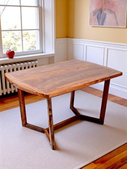 Ikiriya - Columbus Sheesham Wood Dining Table in Teak Finish (1 Year Warranty)