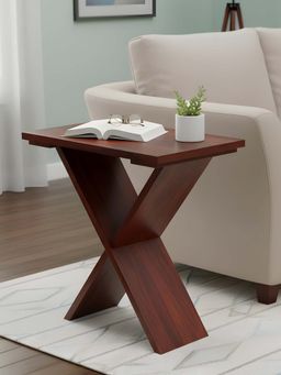 Ikiriya - Sheesham Wood Tea Table / Corner Tables / Bedside Table In Honey Finish (1 Year Warranty)