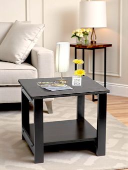 Ikiriya - Sheesham Wood Contemporary Coffee Table In Extra Dark Mahogany Finish (1 Year Warranty)