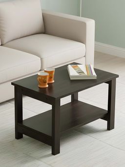 Ikiriya - Sheesham Wood Contemporary Coffee Table In Extra Dark Mahogany Finish (1 Year Warranty)