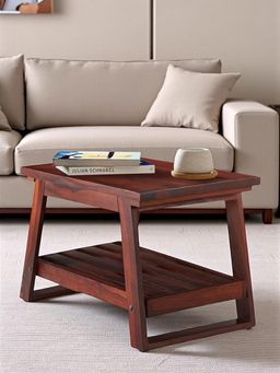 Ikiriya - Sheesham Wood Accent Coffee Table In Honey Finish (1 Year Warranty)