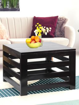 Ikiriya - Sheesham Wood Contemporary Coffee Table In Extra Dark Mahogany Finish (1 Year Warranty)