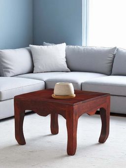 Ikiriya - Sheesham Wood Contemporary Coffee Table In Honey Finish (1 Year Warranty)