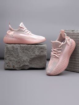 Truffle Collection - Pink Solid Sneakers