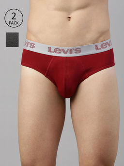 Levi's - 066 Active Brief For Men (pack Of 2) with Contoured Double Pouch (Pack of 2)