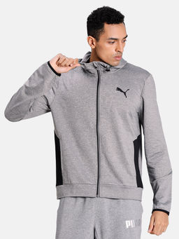 Puma - Rtg Fz Hoody Men Gray Hoodie