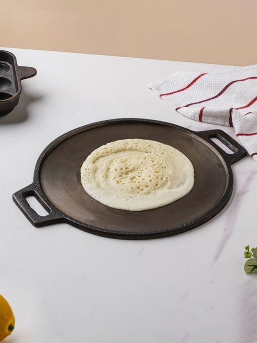 Nestasia Cast Iron Ultra Smooth Dosa Tawa