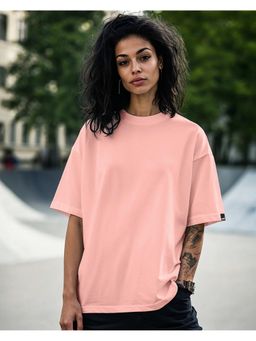Bewakoof - Women's Mellow Rose Oversized T-shirt
