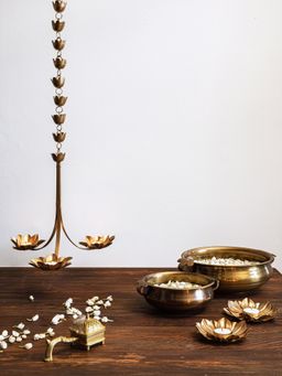 Revive Home - Lotus Design Hanging Tea Light Holder