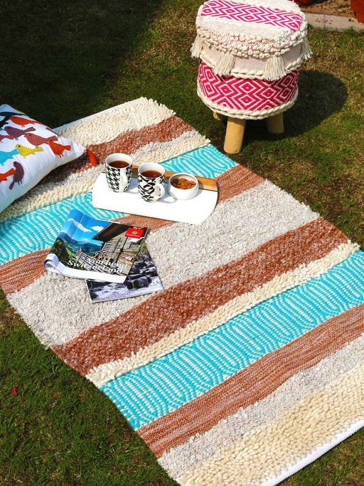 Revive Home Handwoven Multi-Color Tufted Rug