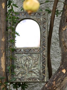 Revive Home - Antique Green Mirror