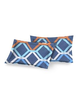 At Home by Nilkamal - Aurora Cadence Pillow Covers with Frill Set of 2-Multi-Color