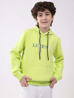 Monte Carlo - Boys Full Sleeve Hoodie - Green