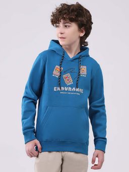 Monte Carlo - Boys Full Sleeve Hoodie - Teal