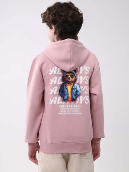 Monte Carlo - Girls Hooded Neck Full Sleeve Jacket - Pink