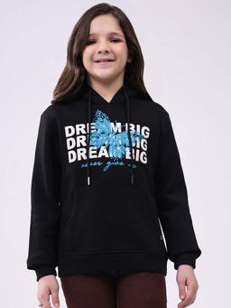 Monte Carlo - Girls Full Sleeve Hoodie - Black