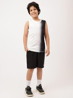 UMILDO - Boy’s Activewear Quick Dry Sleeveless T-shirt and Shorts - Black
