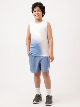 UMILDO - Boy’s Activewear Quick Dry Sleeveless T-shirt and Shorts - Blue