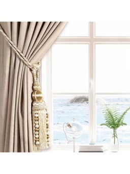 Deco Window - Curtain Tieback Big Emperor Ivory Beige