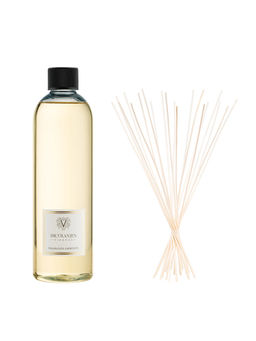 Dr. Vranjes Firenze - Dr.Vranjes Firenze Ambra 500 ml Refill Plastic Bottle with White Rattan Sticks (Nr.12 - H.40)