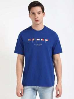 Tommy Hilfiger - Embroidered Logo Regular Fit Cotton T-Shirt