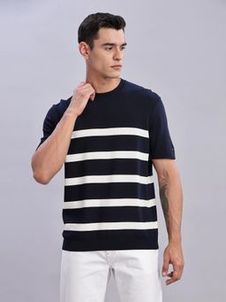 Tommy Hilfiger - Stripes Relaxed Fit Cotton T-Shirt