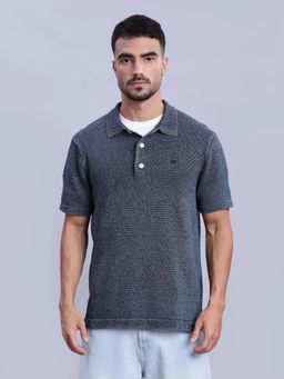 Tommy Hilfiger - Textured Regular Fit Cotton Polo T-Shirt