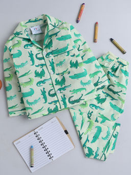 Hopscotch - Unisex Alligator Print Sleepwear Set