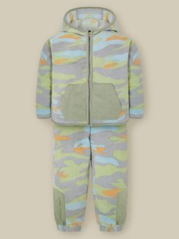 CHERRY CRUMBLE BY NITT HYMAN - Kids Multi-Color Camouflage Hoodie & Pyjama