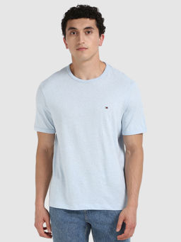 Tommy Hilfiger - Blue Solid T-Shirt