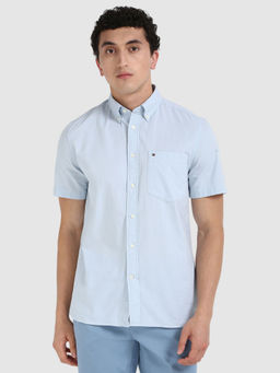 Tommy Hilfiger - Classic Blue Solid Shirt