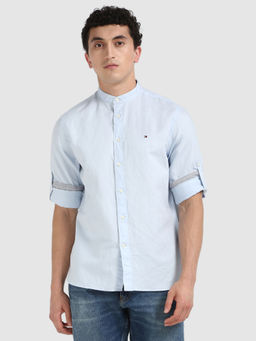 Tommy Hilfiger - Blue Solid Shirt