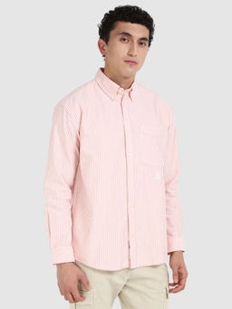 Tommy Hilfiger - Pink Vertical Striped Shirt