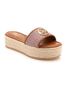 U.S. POLO ASSN. - Women Cristina Pink & Tan Wedges