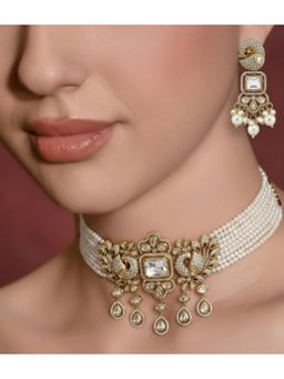 BEAUTY SPOT JEWELLERY - Royal Swan Pearl Choker Set