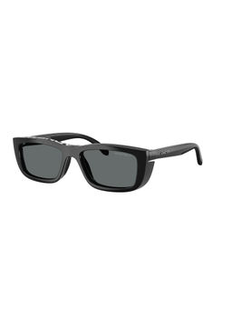 ARNETTE - Men Uv Protected Grey Lens Rectangle Sunglasses(Clip-On) - 0AN435627581W54 (54)