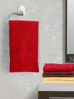 KOPA - Quick Dry 100% Cotton Soft Terry Towel -6Pc Hand Towel D'Ross Solid-Multi