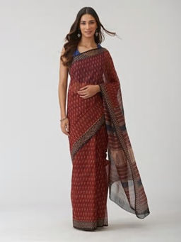 Fabindia - Cotton Silk Kota Printed Sari