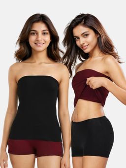 Adira - Multi-Colour Tube Tank Top (Pack Of 2)