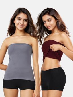 Adira - Multi-Colour Tube Tank Top (Pack Of 2)